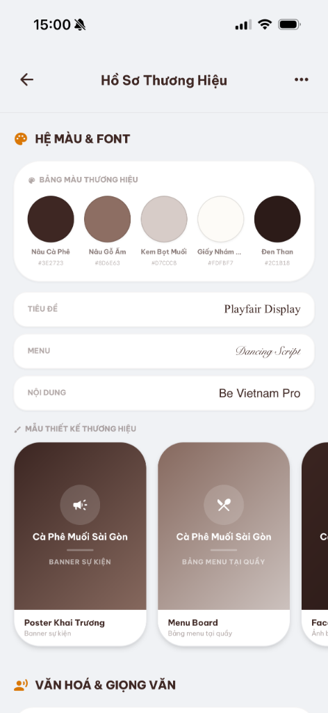 Hồ sơ thương hiệu