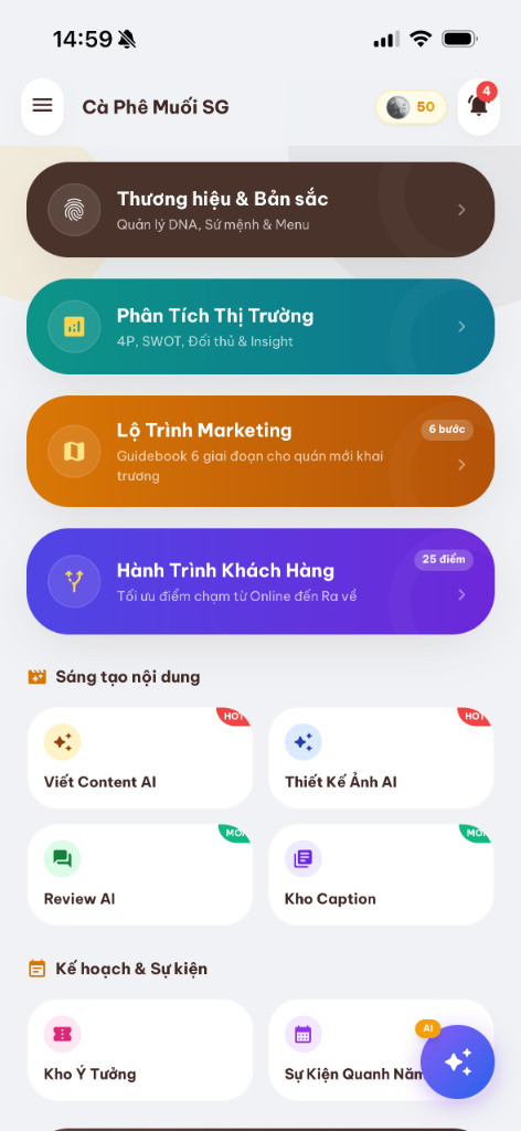 FnBanLien App - Trang chủ